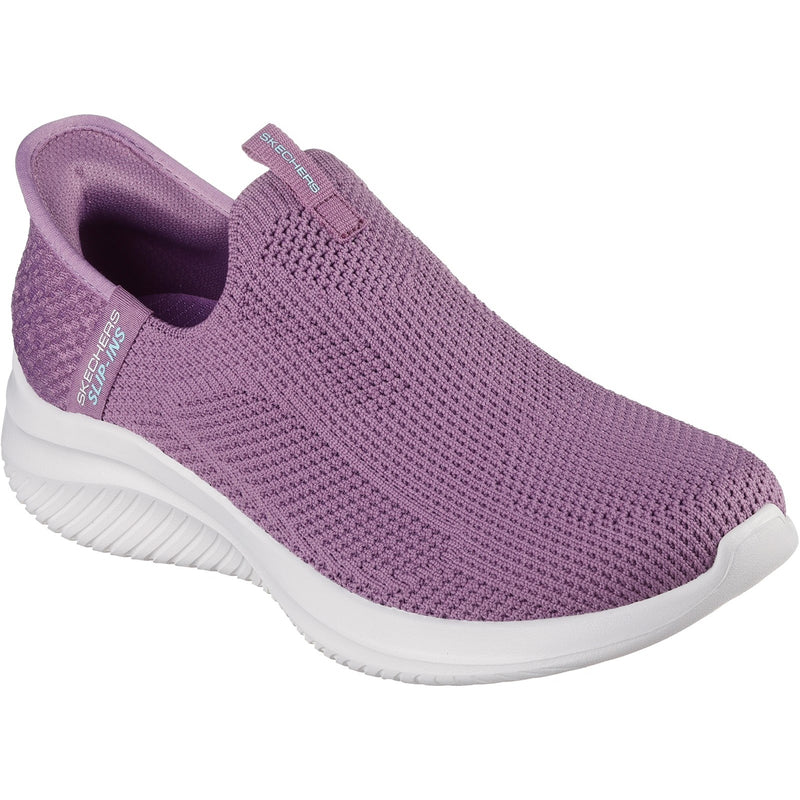 Skechers Womens Ultra Flex 3.0 Easy Win 150450-PUR Purple Slip On Shoe