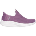 Skechers Womens Ultra Flex 3.0 Easy Win 150450-PUR Purple Slip On Shoe