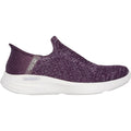 Skechers Womens Relaxed Fit Sport 150354-DKPR Dark Purple Slip On Shoe