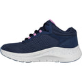 Skechers Womens Arch Fit 2.0 Rainy Days 150194-NVPR Navy/Purple Lace Up Shoe