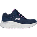 Skechers Womens Arch Fit 2.0 Rainy Days 150194-NVPR Navy/Purple Lace Up Shoe