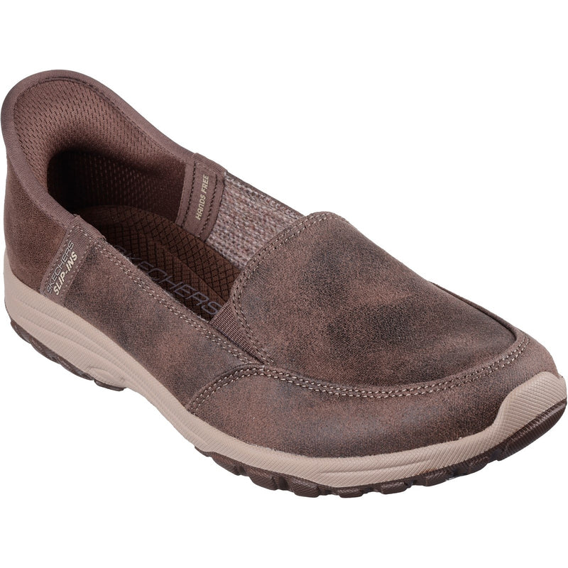 Skechers Womens Reggae Fest 2.0 Classically 158699-CHOC Chocolate Slip On Shoe