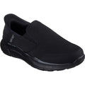 Skechers Mens Equalizer 5.0 Drayze 232926-BBK Black Slip On Shoe