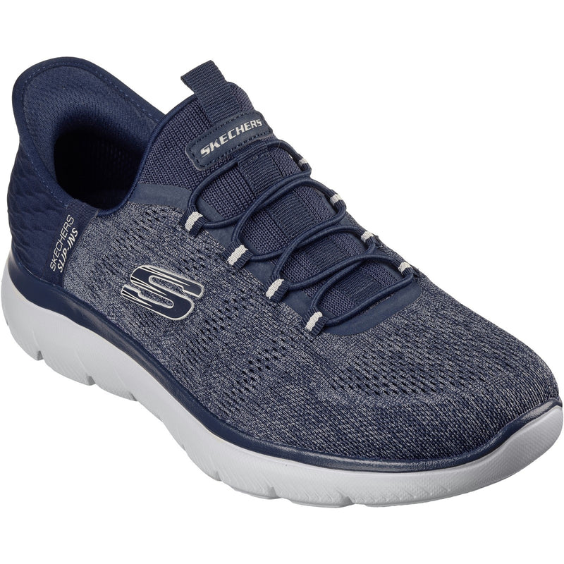 Skechers Mens Summits Key Pace 232469-NVY Navy Slip On Shoe