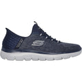 Skechers Mens Summits Key Pace 232469-NVY Navy Slip On Shoe