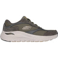 Skechers Mens Arch Fit 2.0 The Keep 232702-OLV Olive Lace Up Shoe