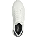 Skechers Mens Court Break Suit Sneaker 183175-WHT White Lace Up Shoe