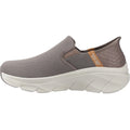 Skechers Mens D'Lux Walker 2.0 232463WW-BRN Brown Slip On Shoe