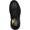 Skechers Mens Garza Gervin 205046W-BBK  Wide Fit Black Lace Up Shoe