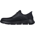 Skechers Mens Garza Gervin 205046W-BBK  Wide Fit Black Lace Up Shoe