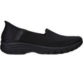 Skechers Womens Reggae Fest 2.0 Guiding 158698W-BBK Black Slip On Shoe