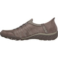 Skechers Womens Breathe-Easy Home-Body 100615-DKTP Dark Taupe Slip On Shoe