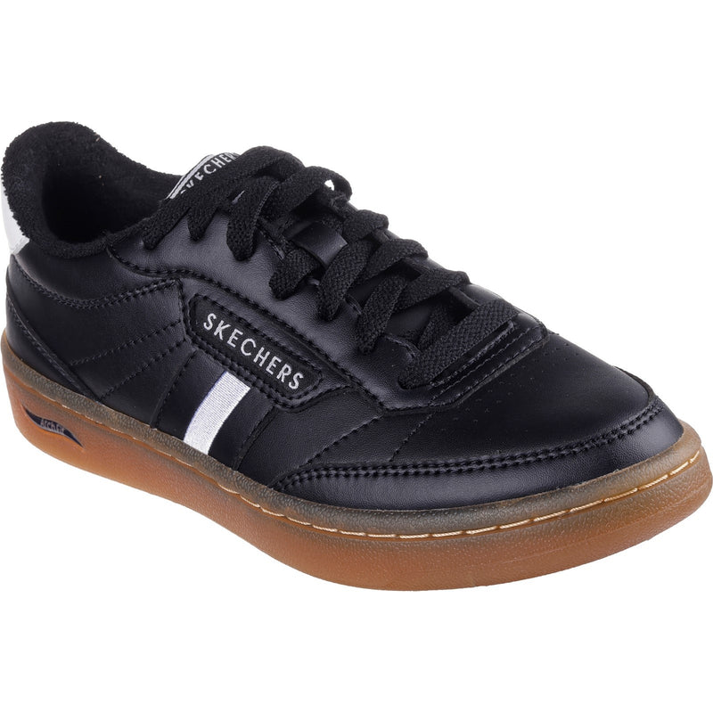 Skechers Womens Arch Fit Classic 158806-BLK Black Lace Up Shoe