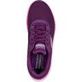 Skechers Womens Go Run Consistent 2.0 Fast Pace 128621-PLUM Plum Lace Up Shoe