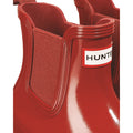 Hunter Womens Gloss Red WFS2078RGL-MLR Original Chelsea Boots