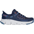 Skechers Womens Summits AT 180147-NVCL Navy/Coral Lace Up Shoe