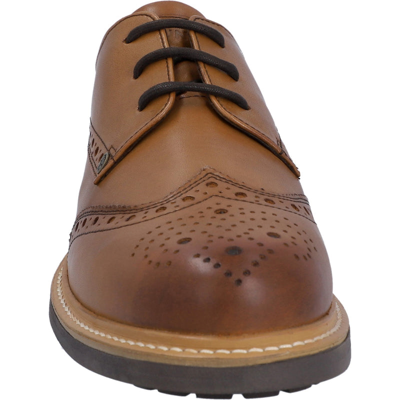 Hunter Mens Tan HFRMGB0040515-TAN Cawdor Brogue Gibson Shoes