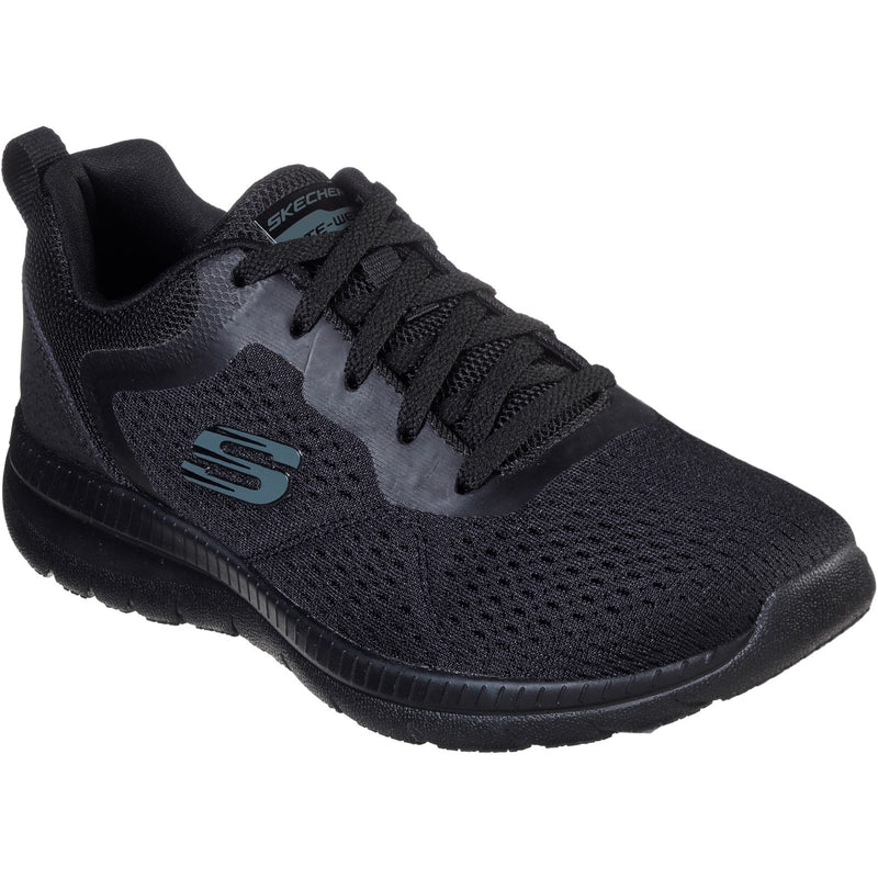 Skechers Womens Bountiful Quick Path 12607-BBK Black Lace Up Shoe