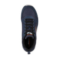 Skechers Mens Track Knockhill 232001-NVOR Navy/Orange Lace Up Shoe