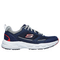 Skechers Mens Oak Canyon Verketta 51898-NVGY Navy/Grey Lace Up Shoe