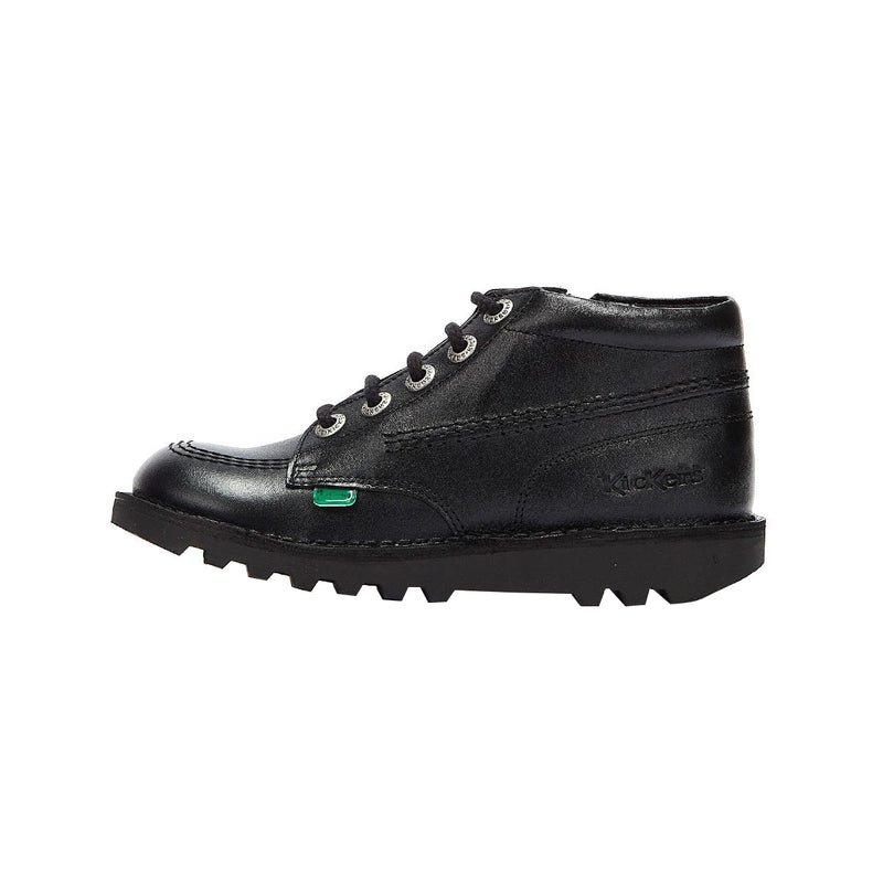 Kickers Kick Hi Zip Junior Black Boots