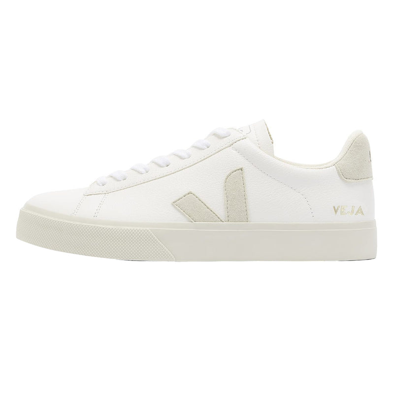 Veja Campo Mens White / Natural Trainers