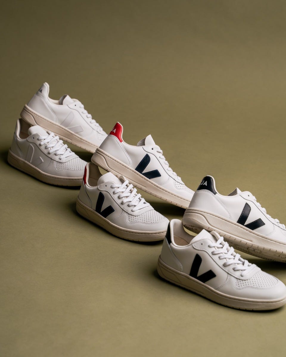 Veja white hot sale womens trainers