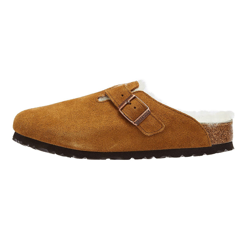 Birkenstock Boston Shearling Mink Slippers