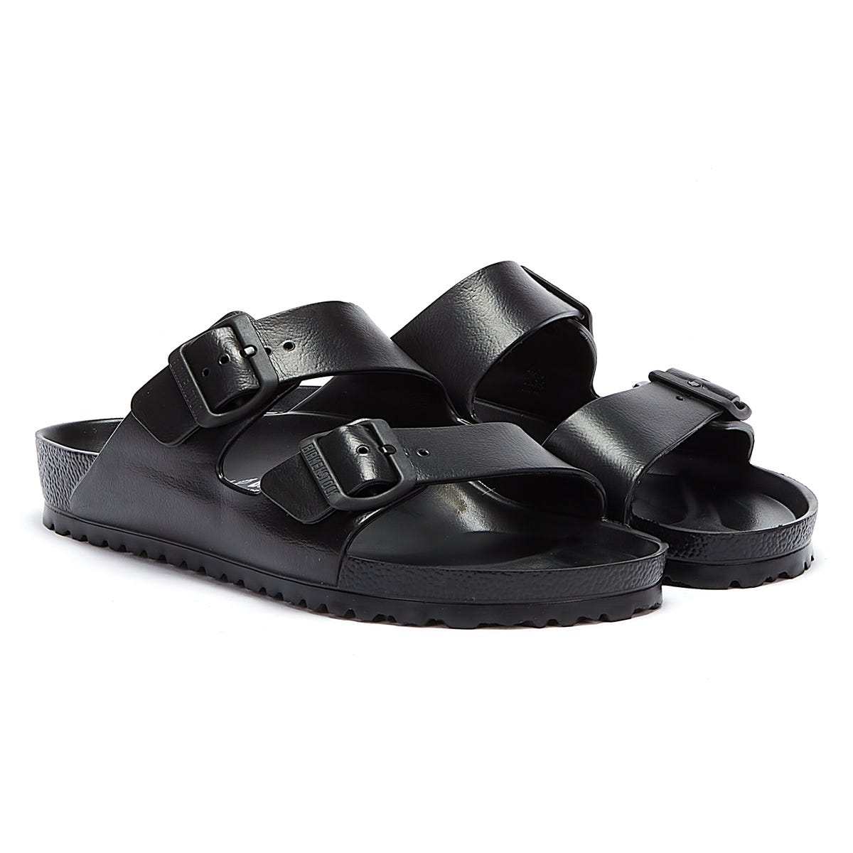 All black sale leather birkenstocks