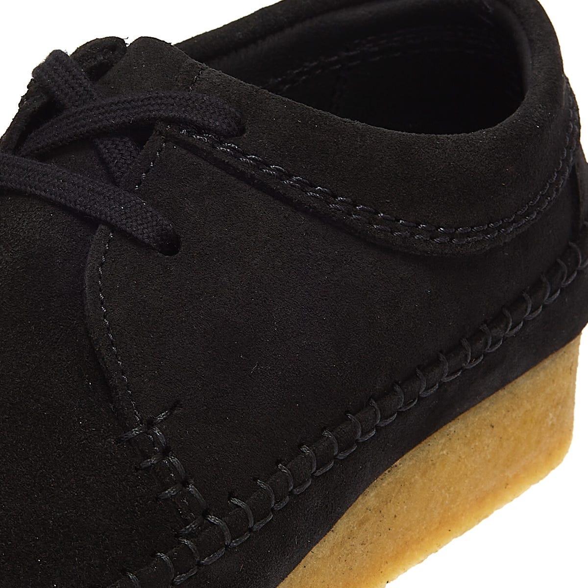 Clarks Originals Weaver Mens Black Moccasin – Tower-London.com