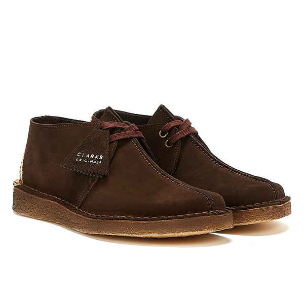 Clarks desert london shop dark brown suede