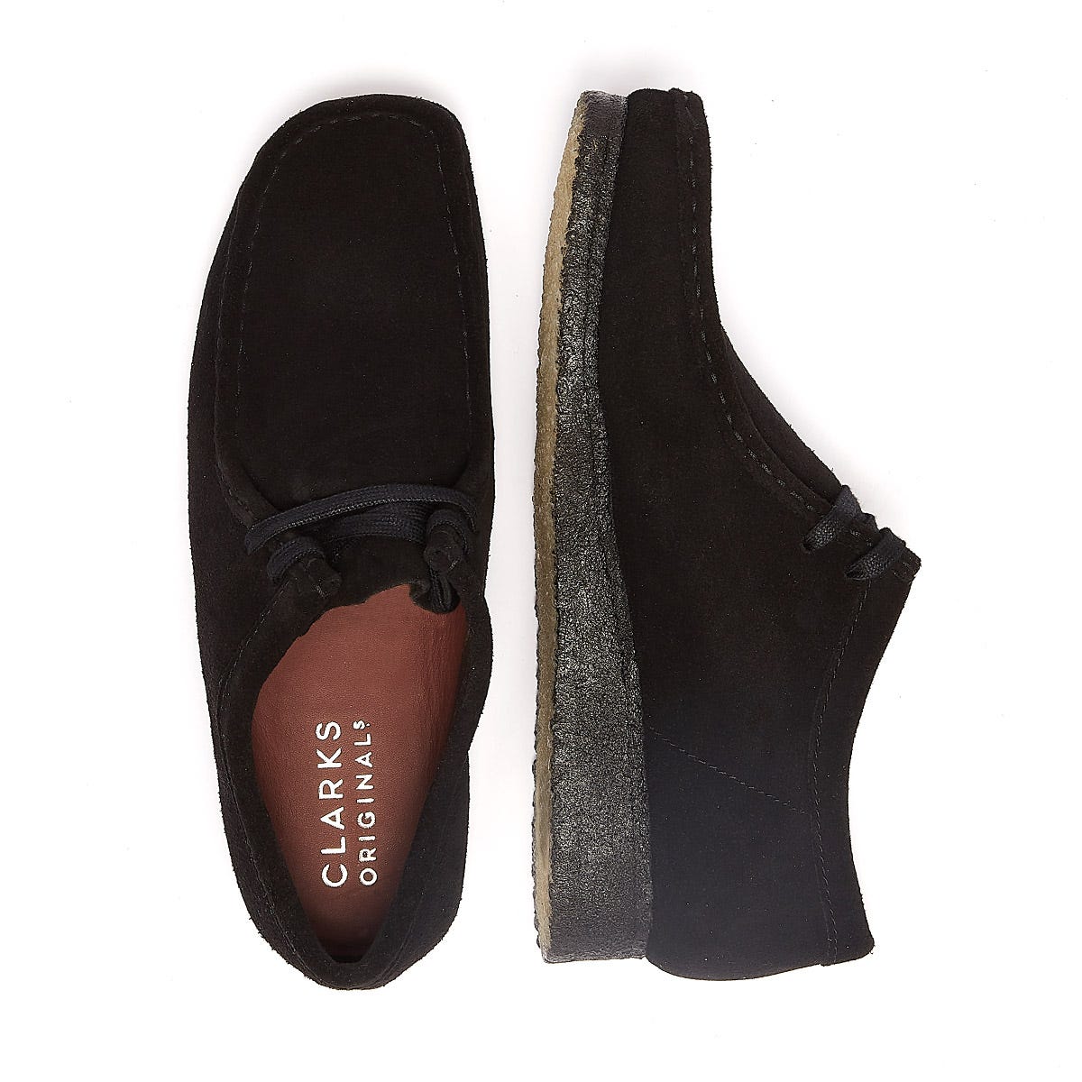 Clarks Originals Wallabee Mens Black Shoes – Tower- London.Com