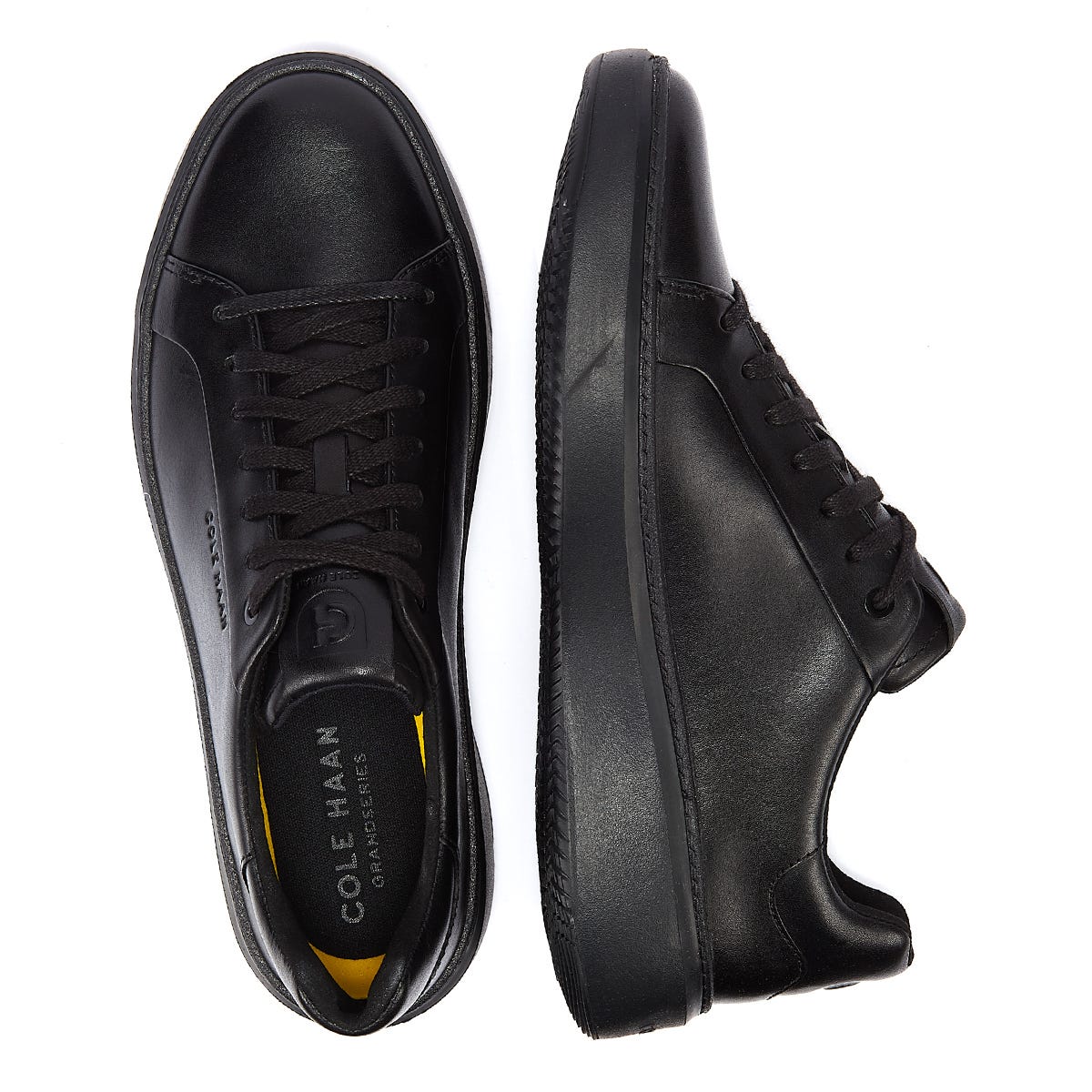 Mens black cheap dress trainers