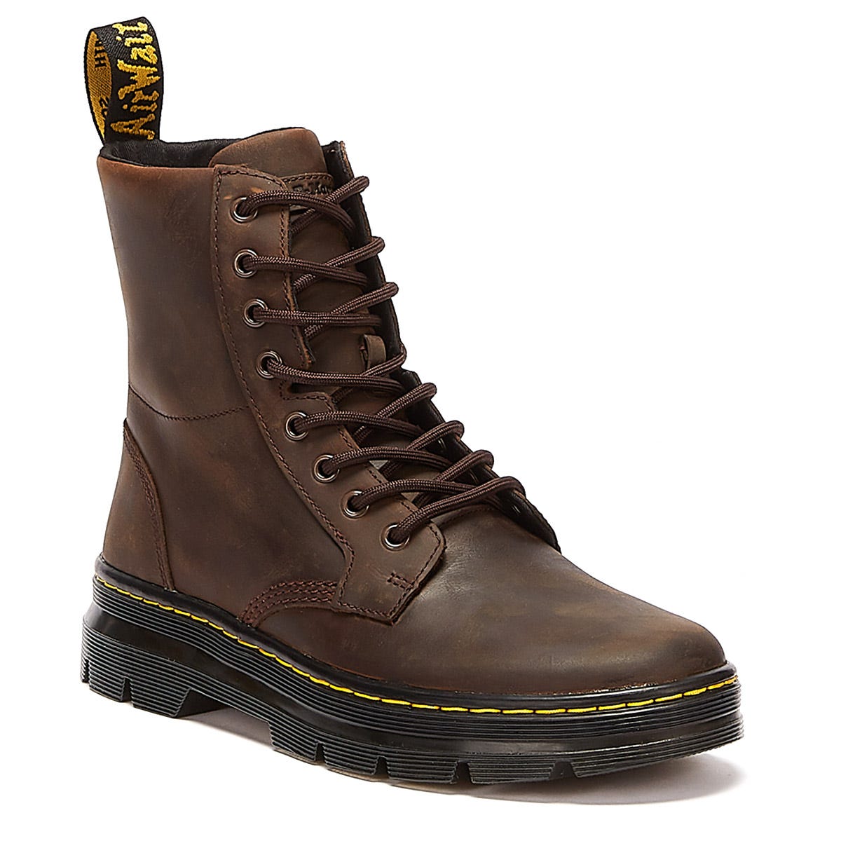 Dr. Martens Combs Crazy Horse Mens Brown Boots – Tower-London.com