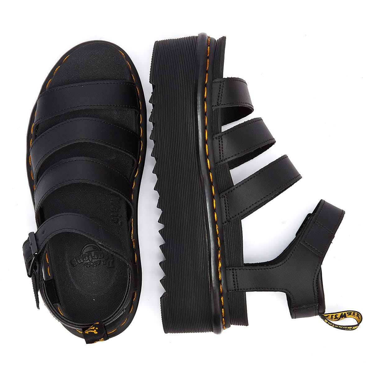 Dr. Martens Blaire Quad Hydro Womens Black Sandals – Tower-London.com