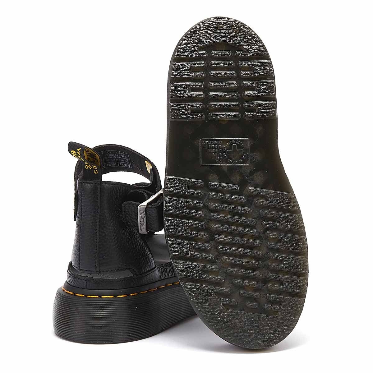 Dr martens clarissa ii quad chunky sandals in black size 5 best sale