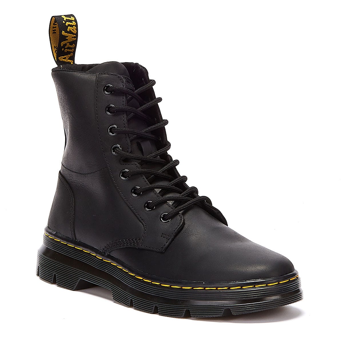 Dr martens combs black utility hot sale boots womens