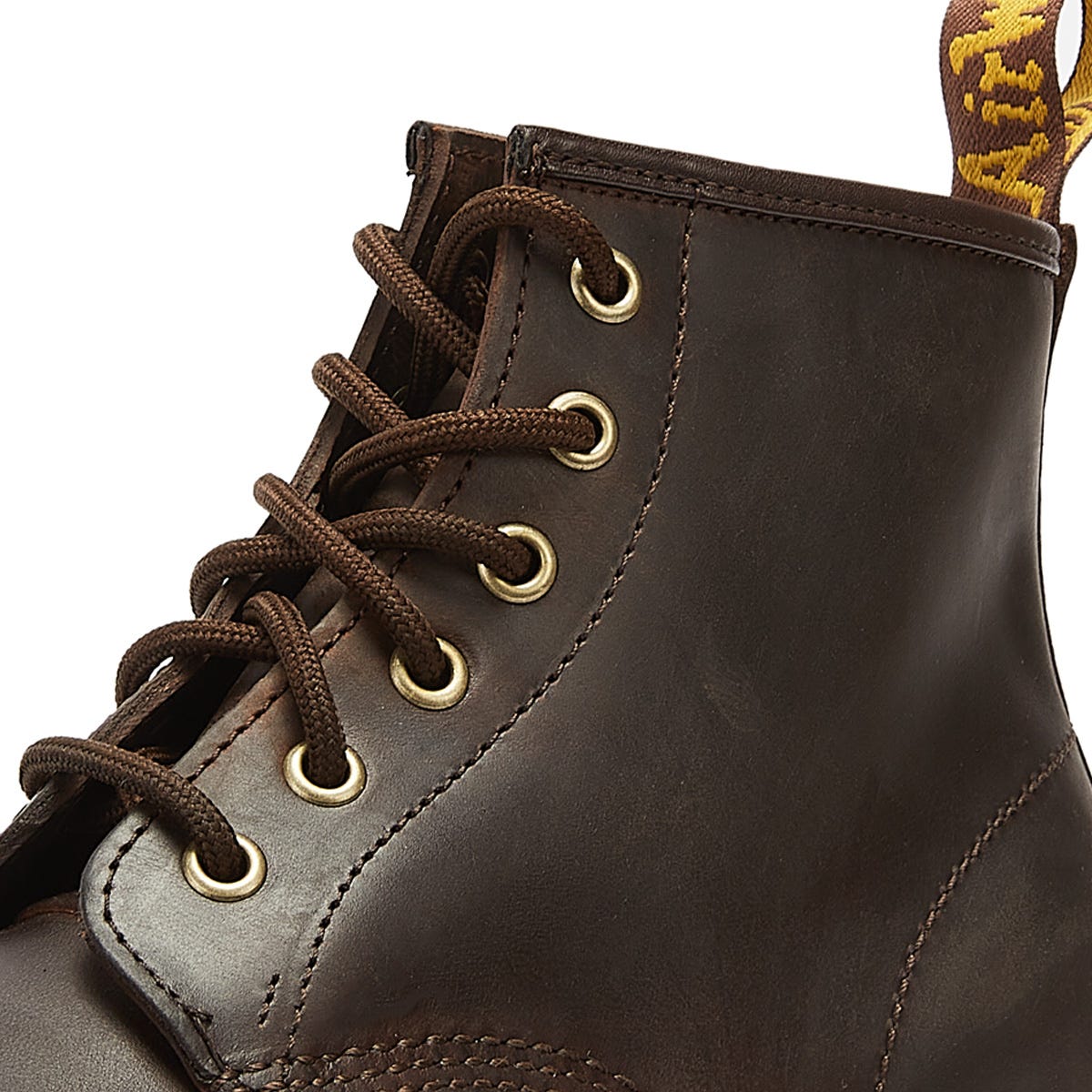 Dr martens 101 clearance 6-eye boots in chocolate