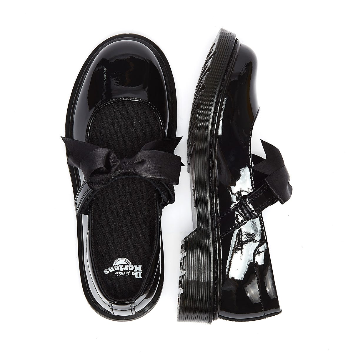 Dr martens school shoes cheap with bow