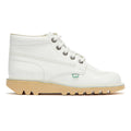 Kickers Kick Hi White Leather Boots