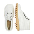 Kickers Kick Hi White Leather Boots