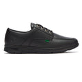 Kickers Kelland Lace Lo Black Leather Shoes