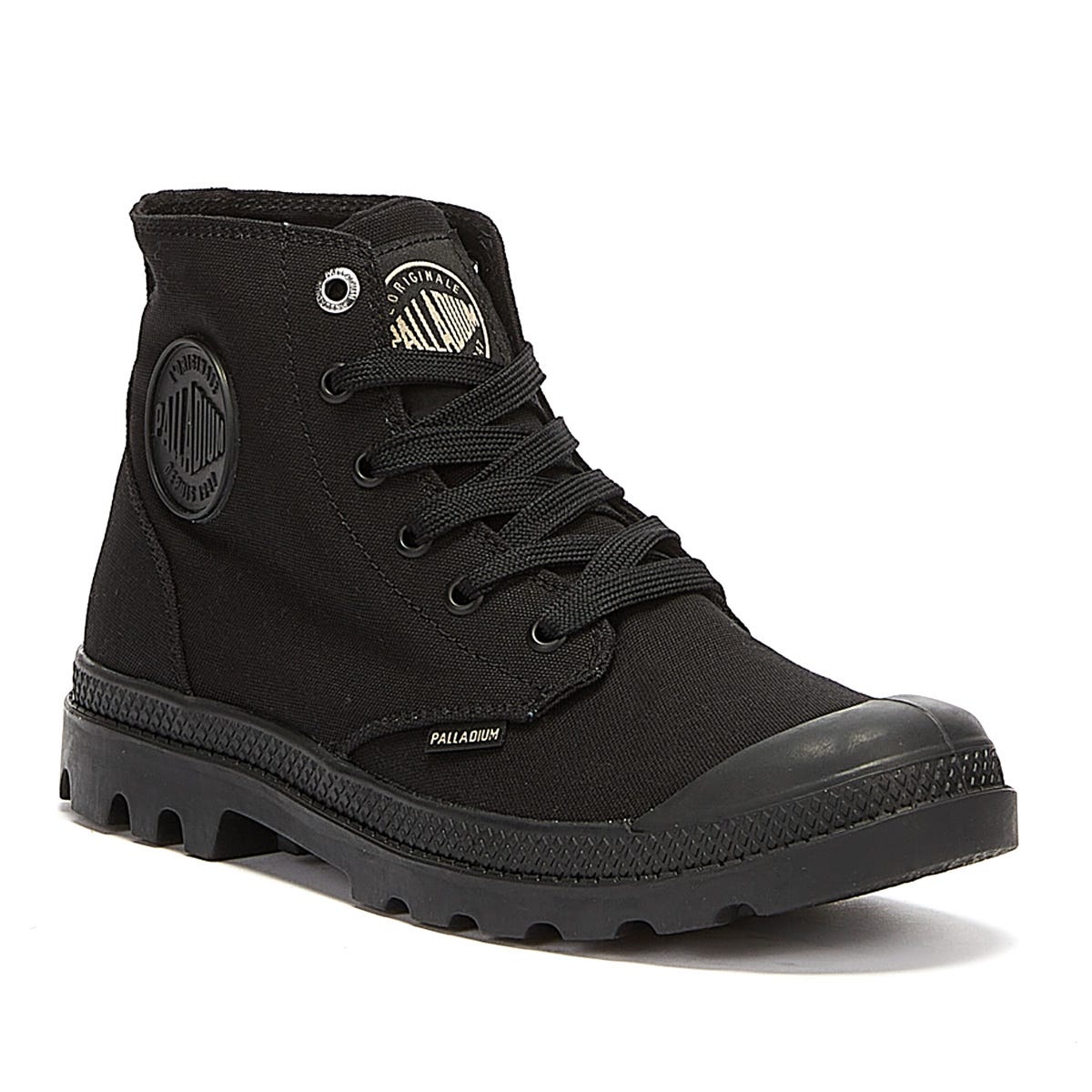 Palladium Pampa Hi Mono Chrome Unisex Black Boots Tower London