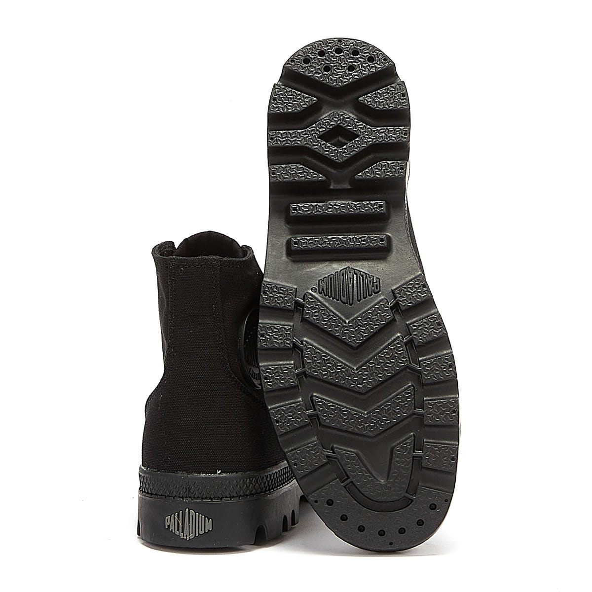 Black best sale palladium boots