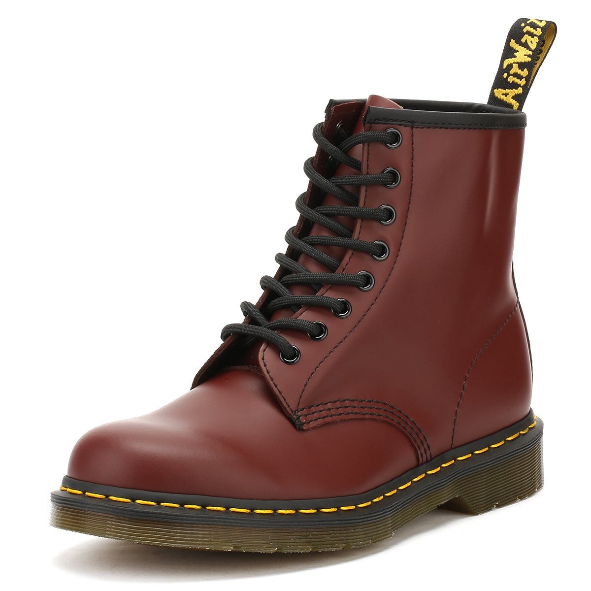 Dr. Martens 1460 Smooth Mens Cherry Red Leather Boots – Tower-London.com