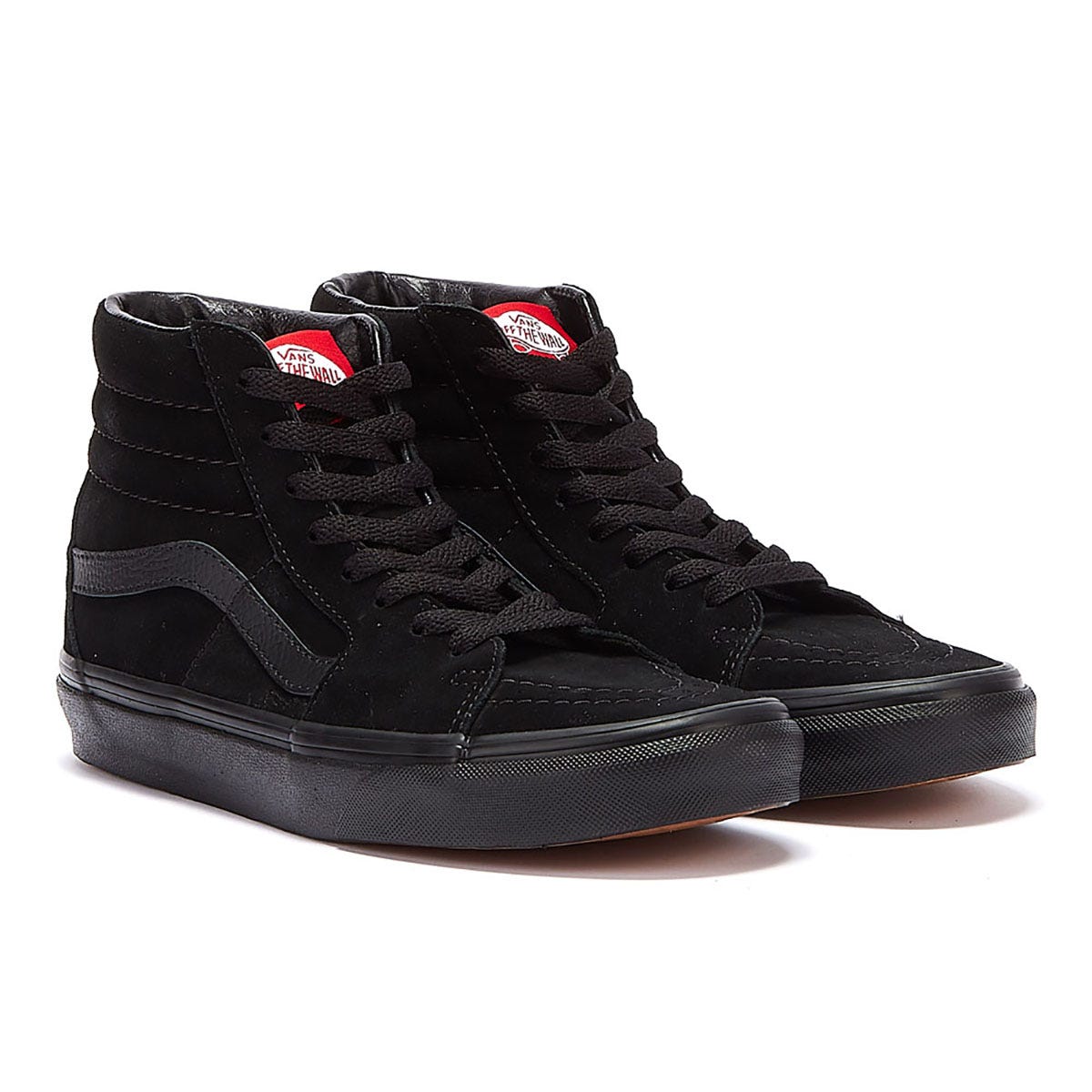 Vans Mens Black SK8 Hi Suede Trainers VD5IBKA TOWER London